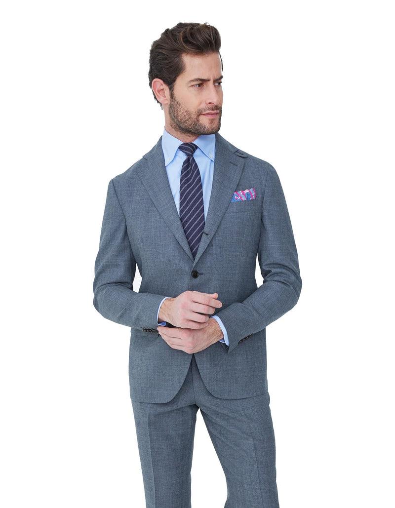 SOLID ITALIAN WOOL SUIT