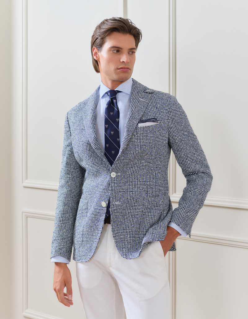 BOUCLE GLEN PLAID BLAZER