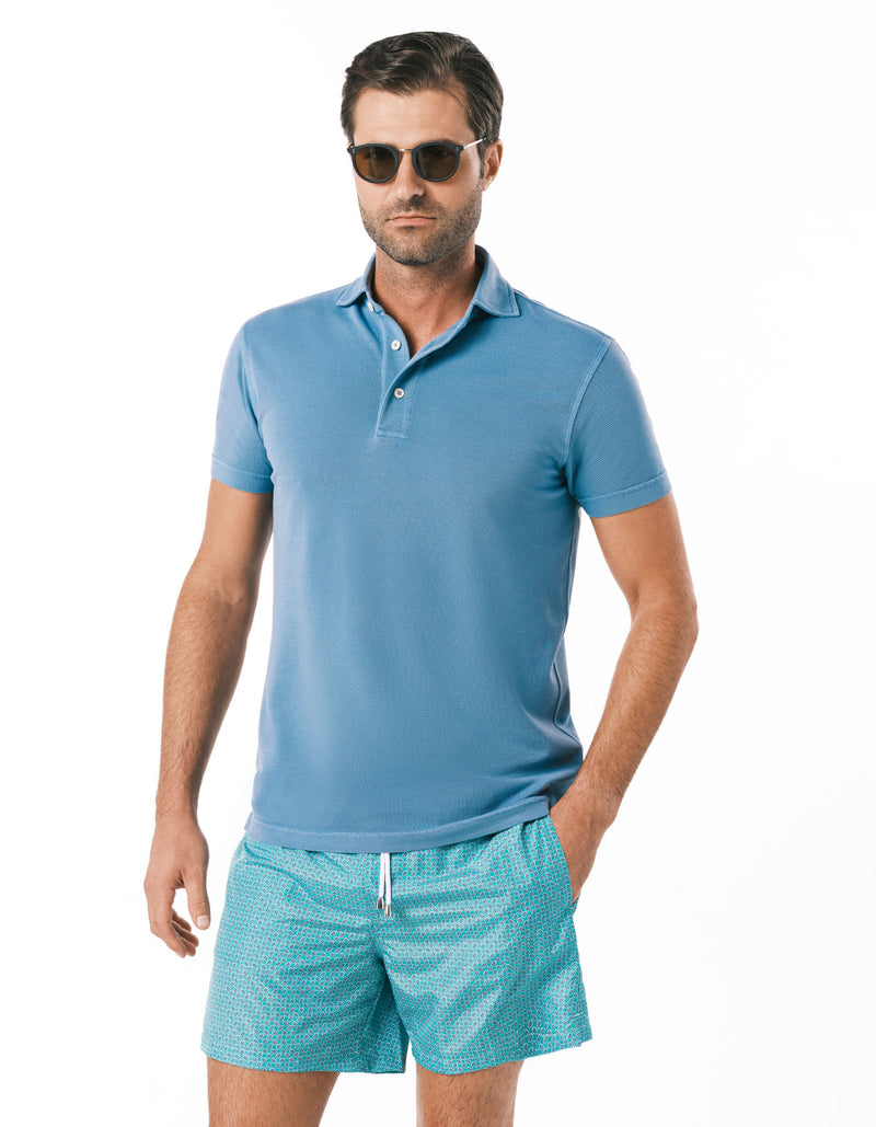 SOLID SWIM SHORTS