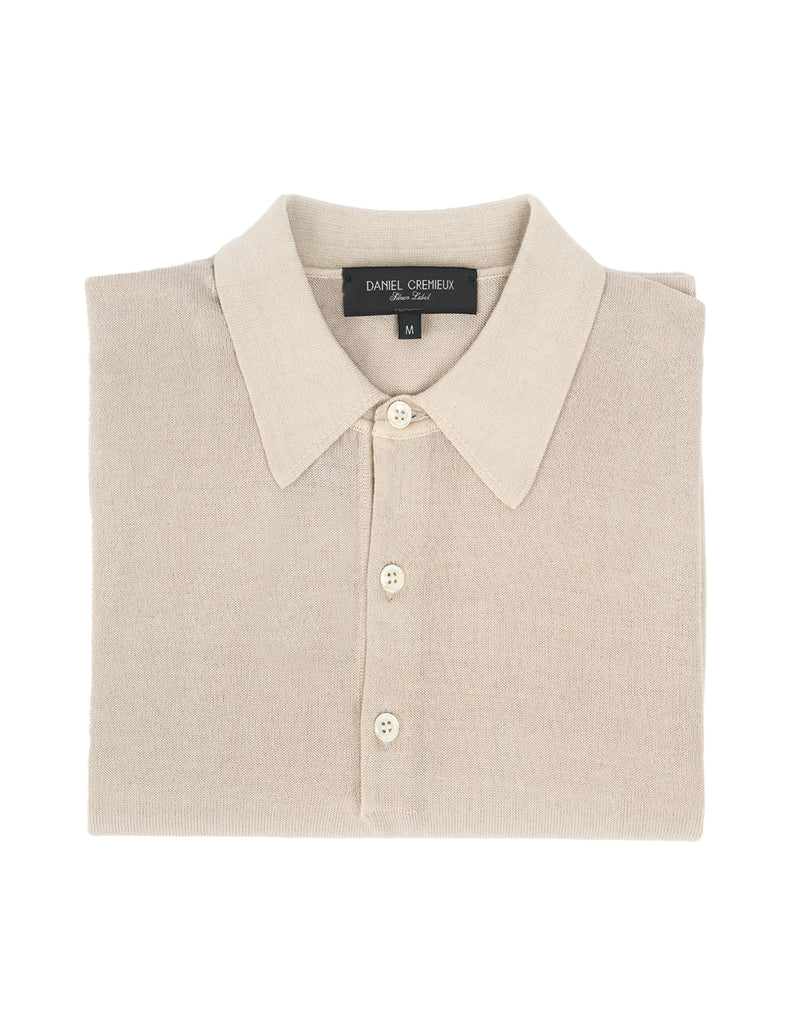 Cotton Crepe Polo