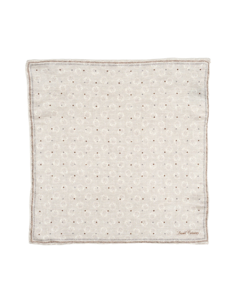 Luxury Linen Silk Hand-Rolled Pocket Square
