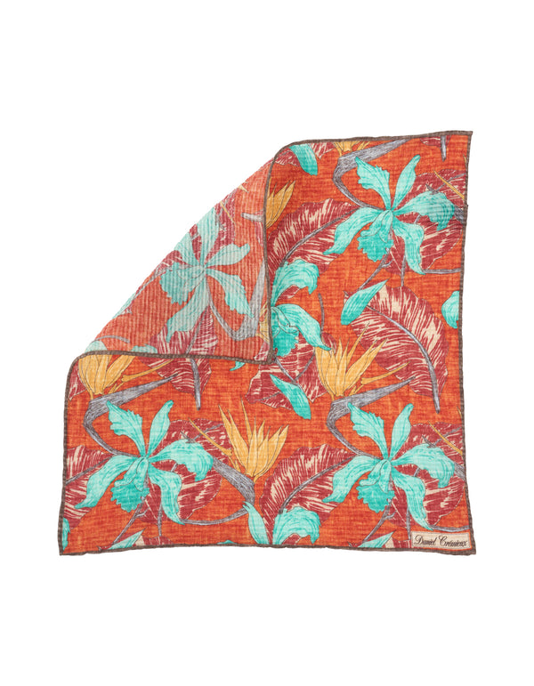 Luxury Silk Hand-Rolled Pocket Square