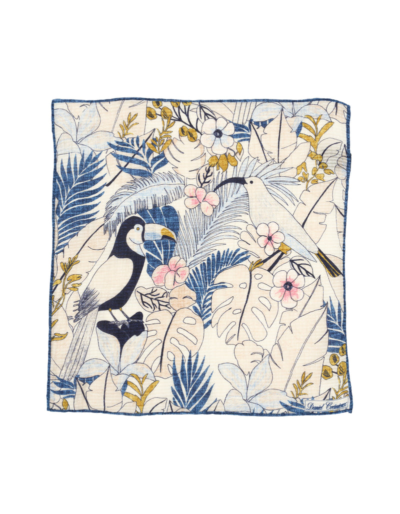 Luxury Silk Hand-Rolled Pocket Square