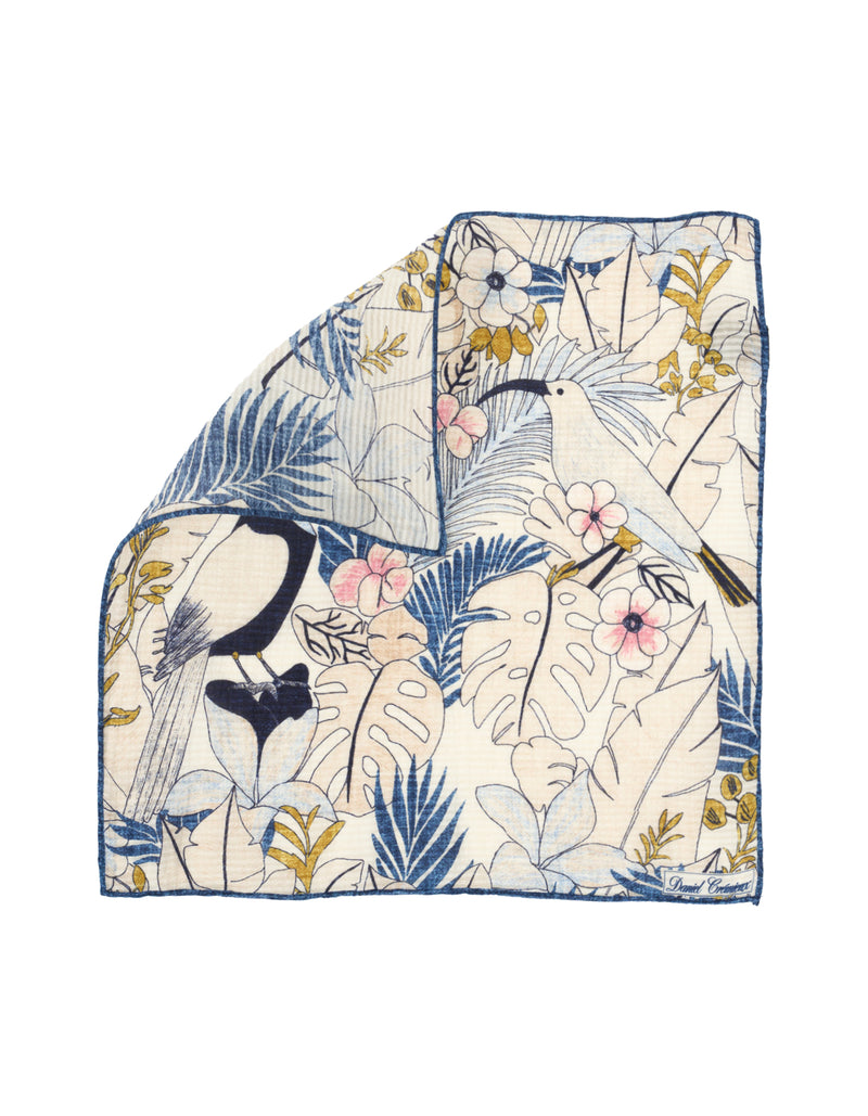 Luxury Silk Hand-Rolled Pocket Square