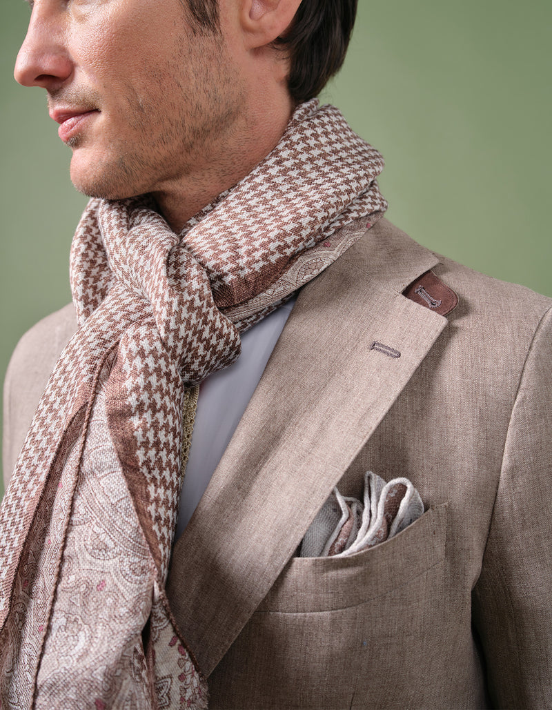 Paisley/Houndstooth Scarf
