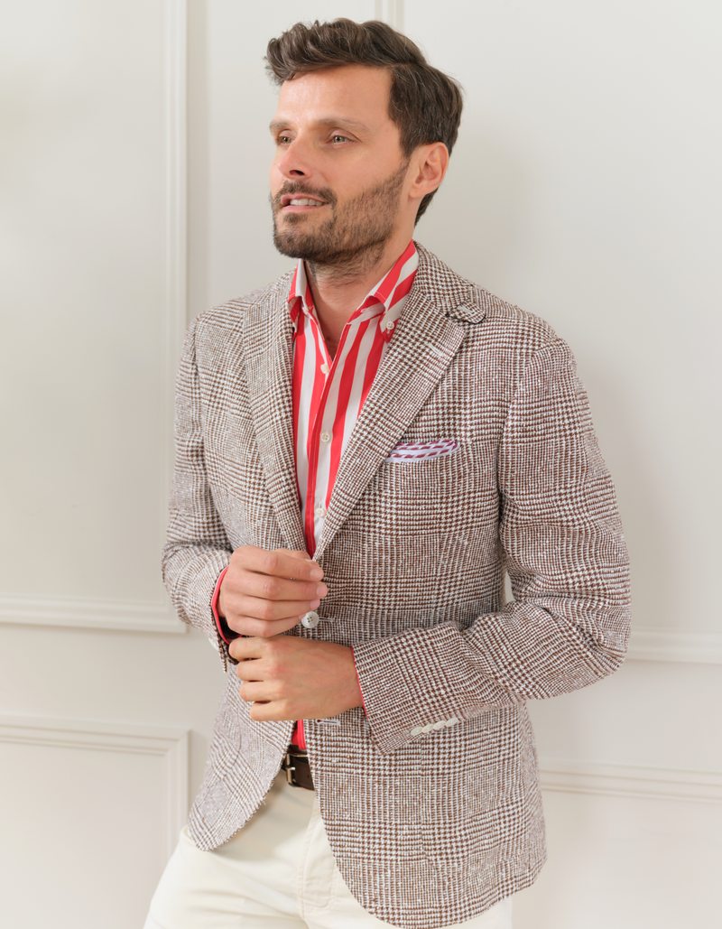 BOUCLE GLEN PLAID BLAZER