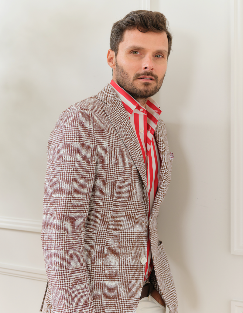BOUCLE GLEN PLAID BLAZER