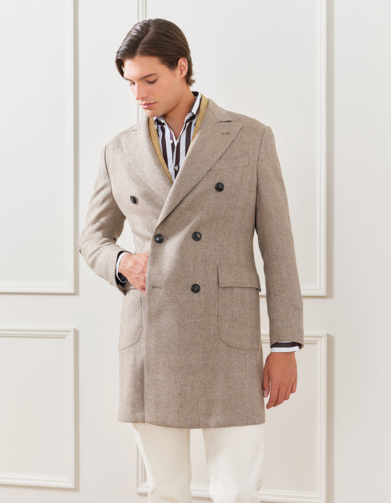 WOOL CASHMERE TOP COAT