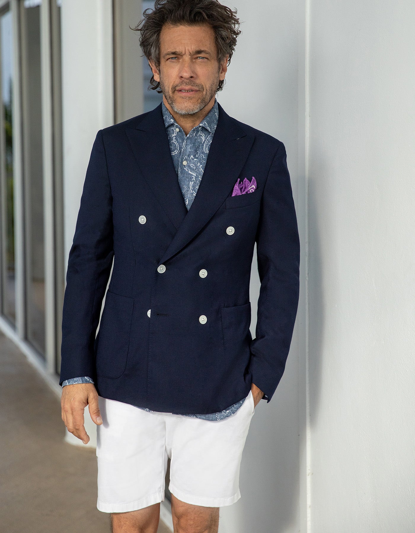 Hopsack Giulio Blazer