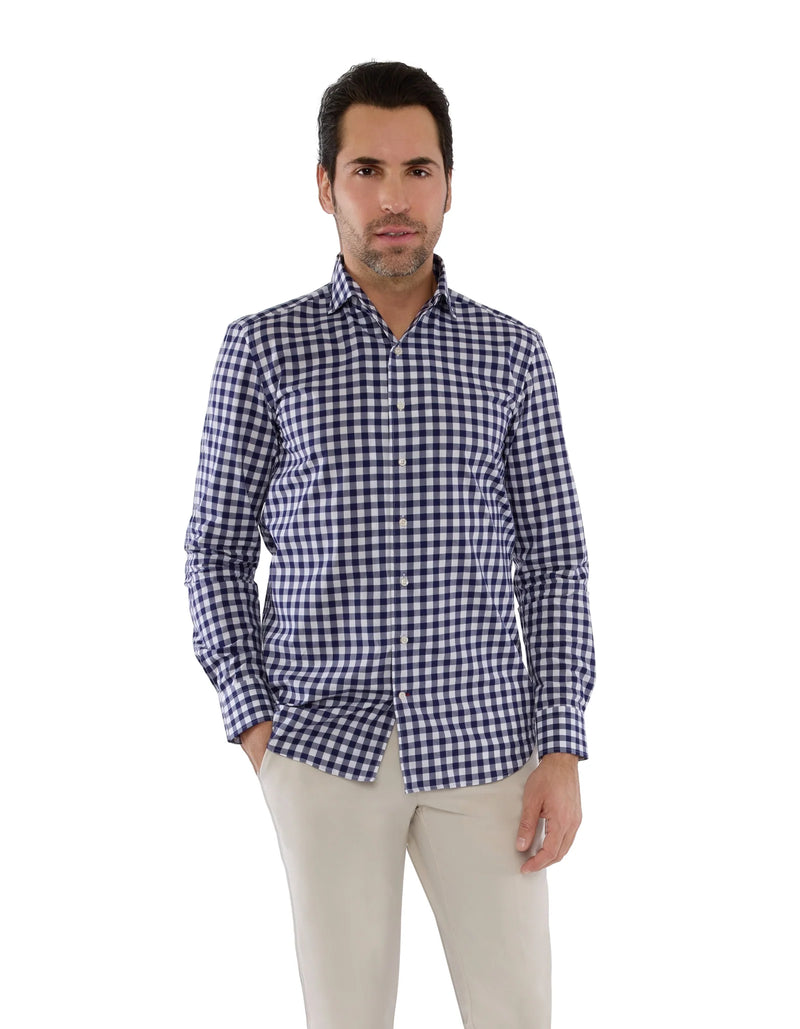 LUXURY LIGHT WEIGHT GINGHAM  FONTELINA SHIRT