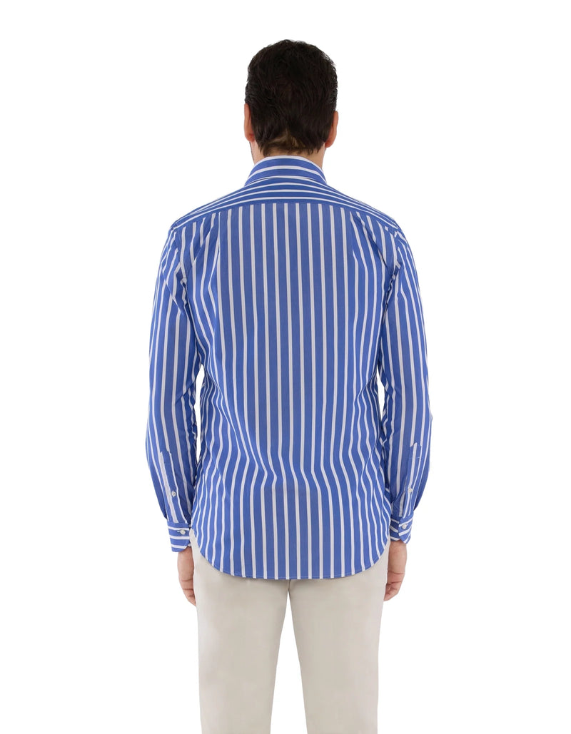 LUXURY POPLIN STRIPE FONTELINA SHIRT