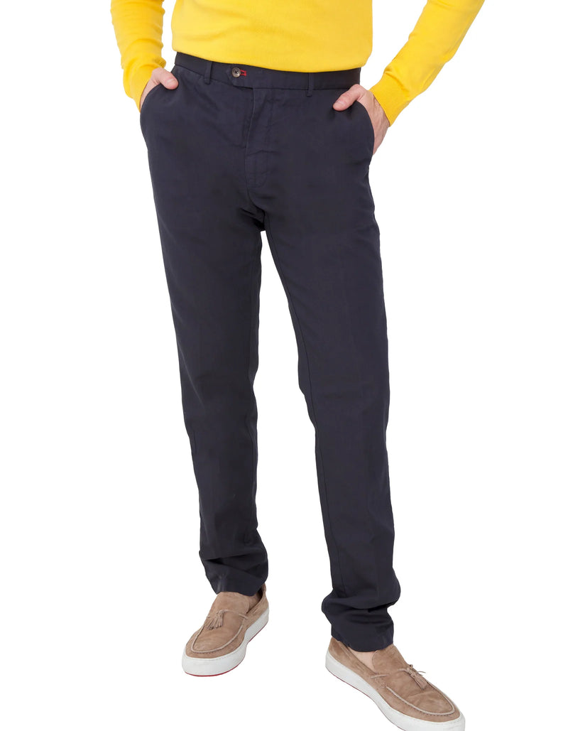 SLIM FIT GARMENT DYED LUXURY CHINO PANTS