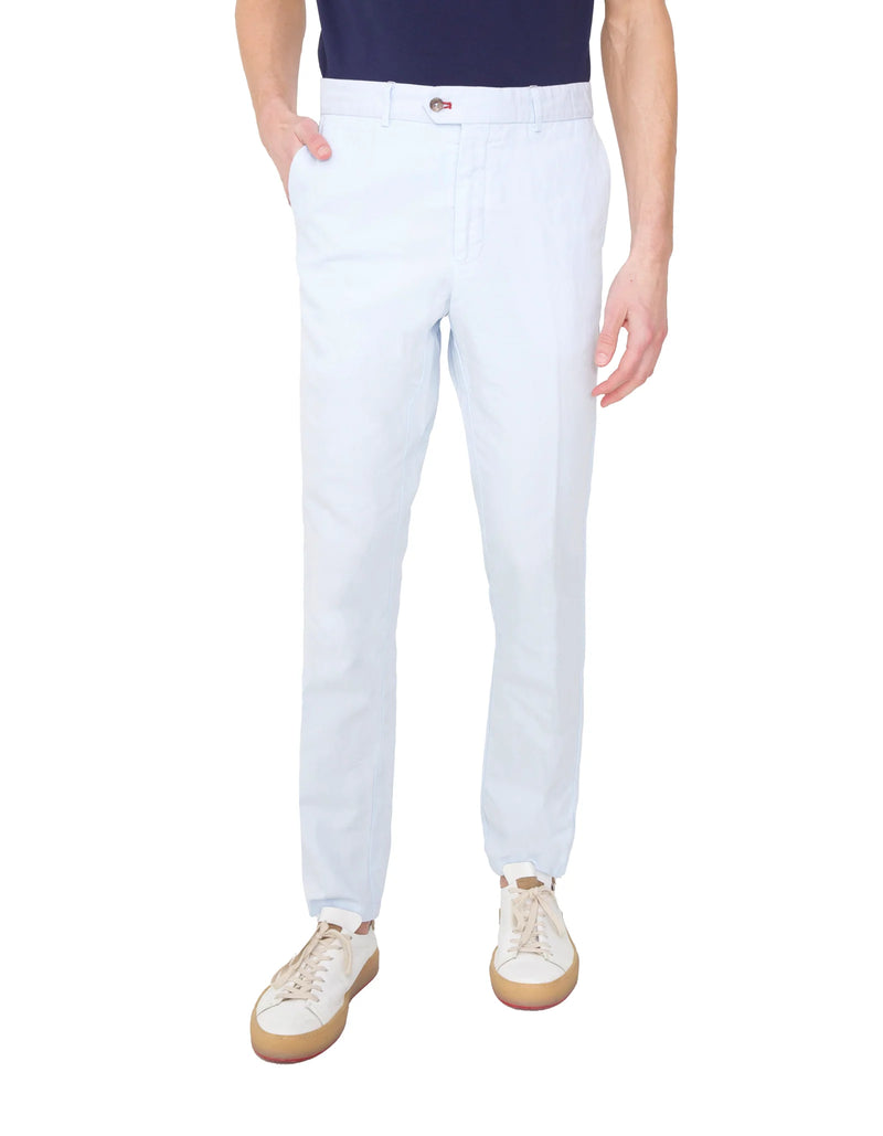 SLIM FIT GARMENT DYED LUXURY CHINO PANTS