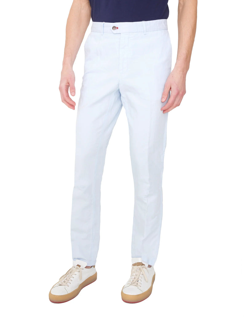 SLIM FIT GARMENT DYED LUXURY CHINO PANTS