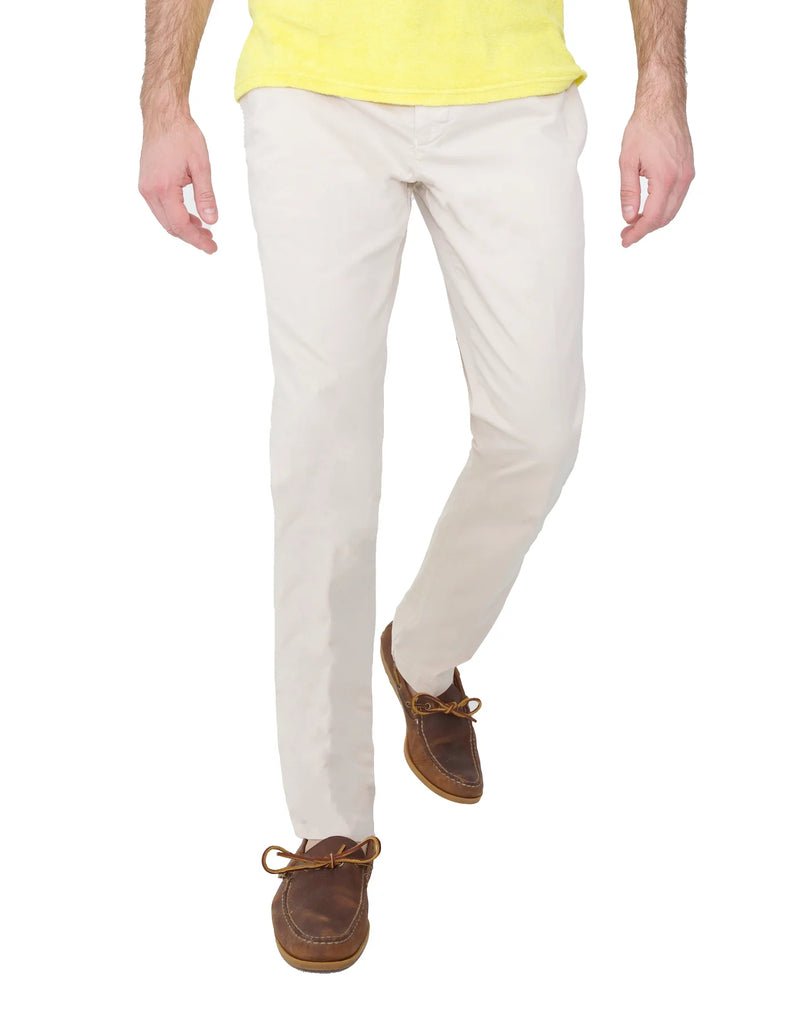 SLIM FIT GARMENT DYED LUXURY CHINO PANTS