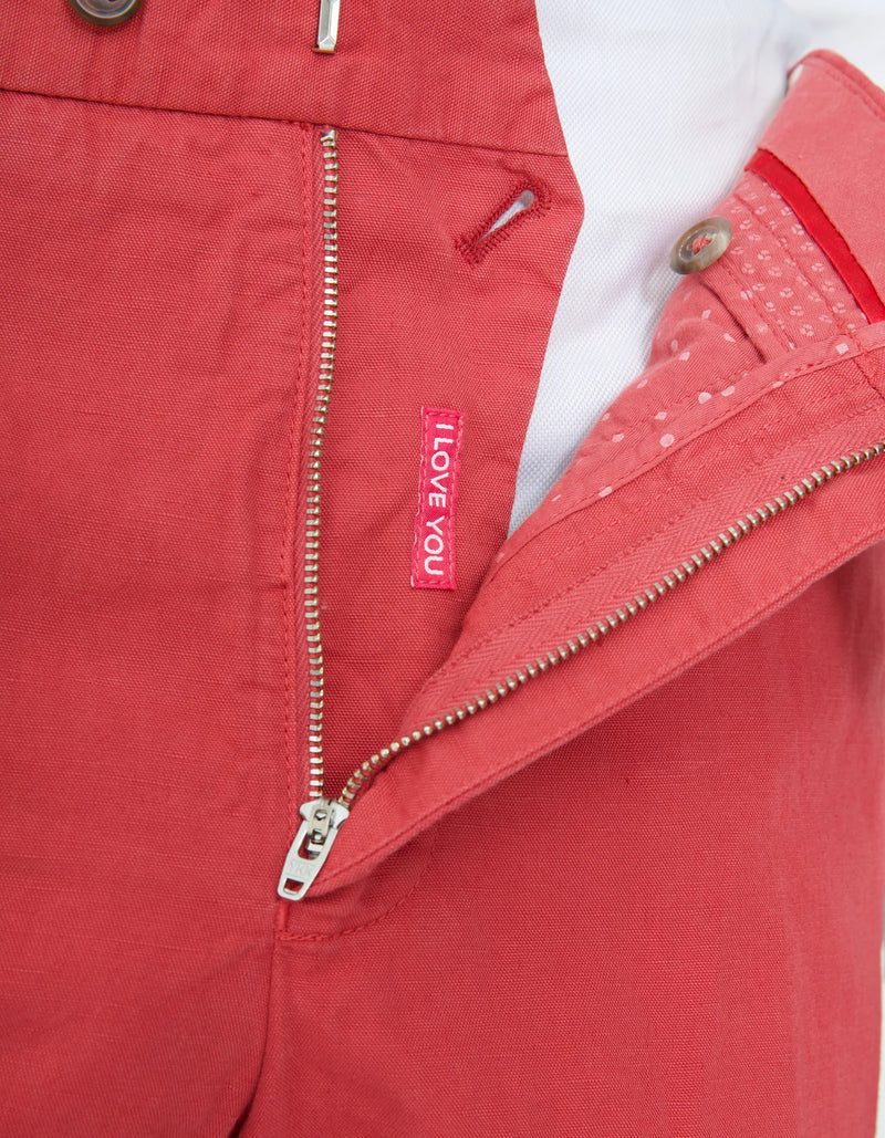 SLIM FIT GARMENT DYED LUXURY CHINO PANTS