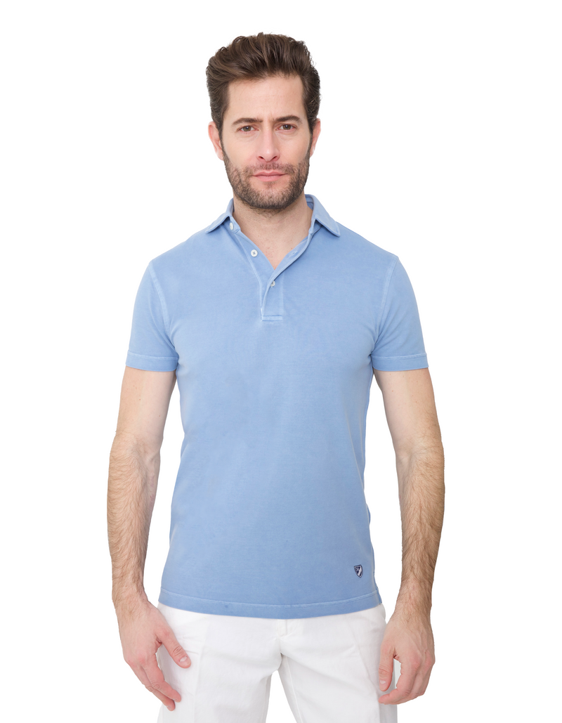 SUPIMA GARMENT DYED PIQUE POLO