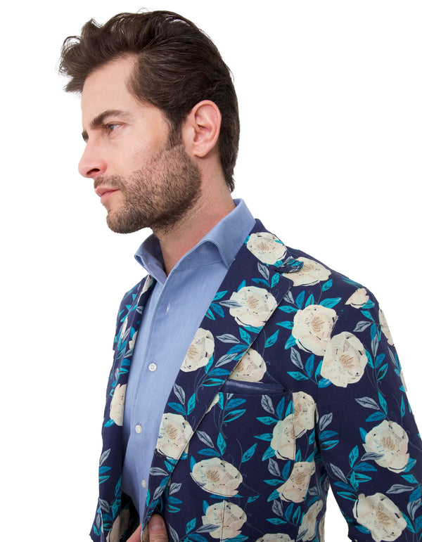 FLORAL PRINTED FREETIME BLAZER