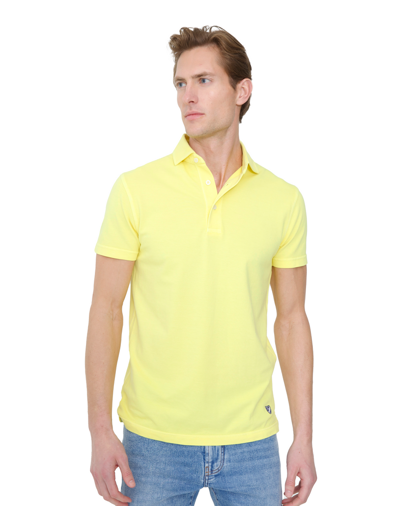 SUPIMA GARMENT DYED PIQUE POLO