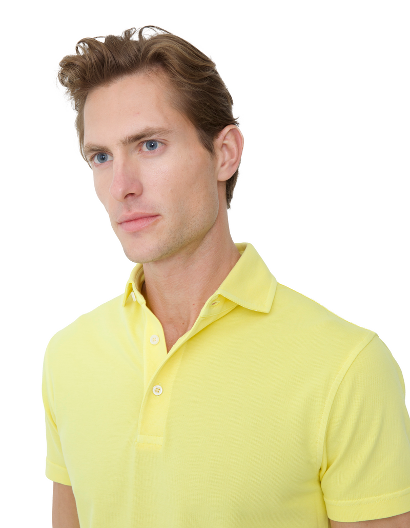 SUPIMA GARMENT DYED PIQUE POLO