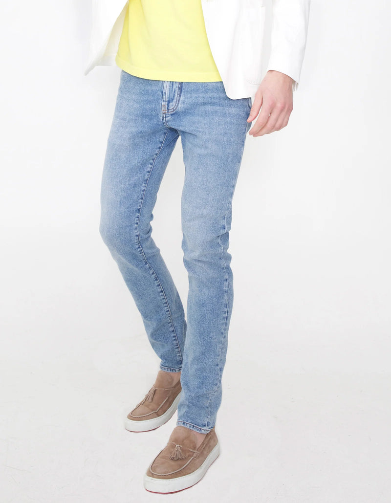 LIGHT BLUE DENIM JEANS