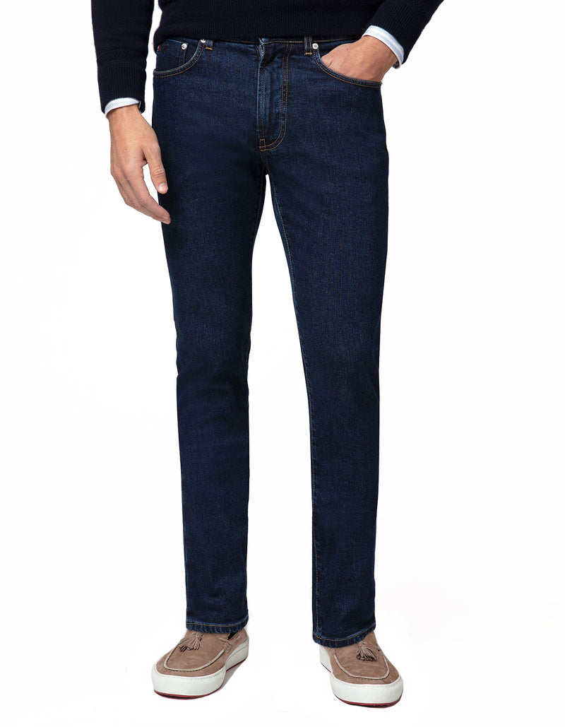 DARK BLUE DENIM JEANS