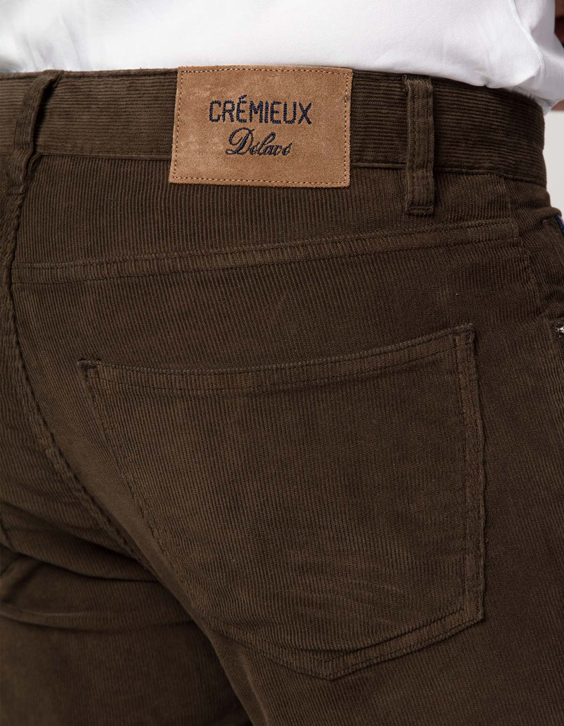 BROWN GRIMAUD CORDUROY PANTS