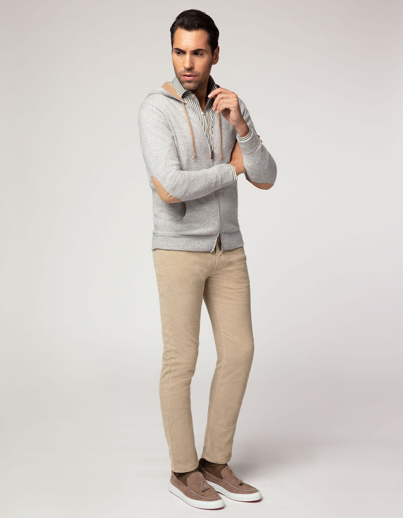 CREMIEUX KHAKI GRIMAUD CORDUROY PANTS