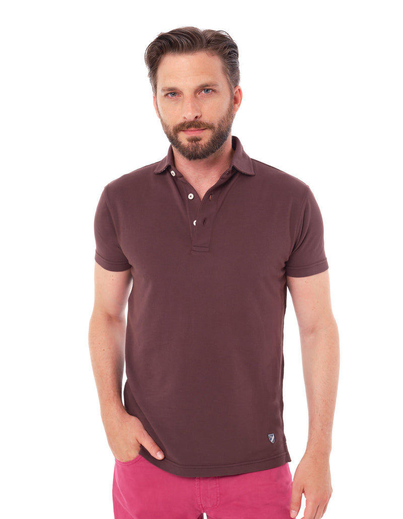 SUPIMA GARMENT DYED PIQUE POLO