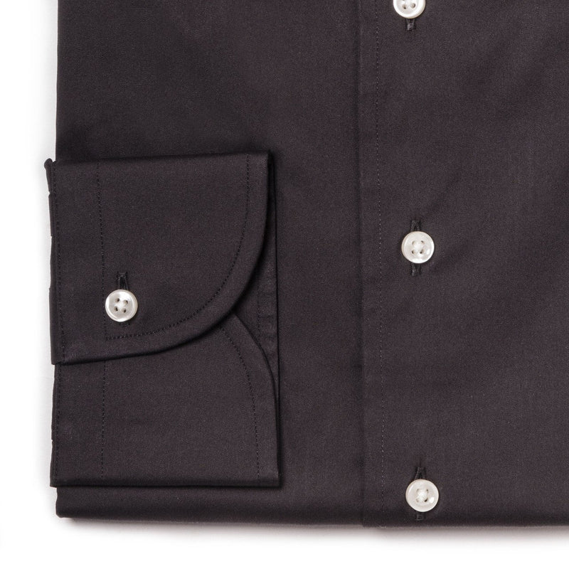 LAPO STRETCH POPLIN ONE PIECE SPREAD COLLAR
