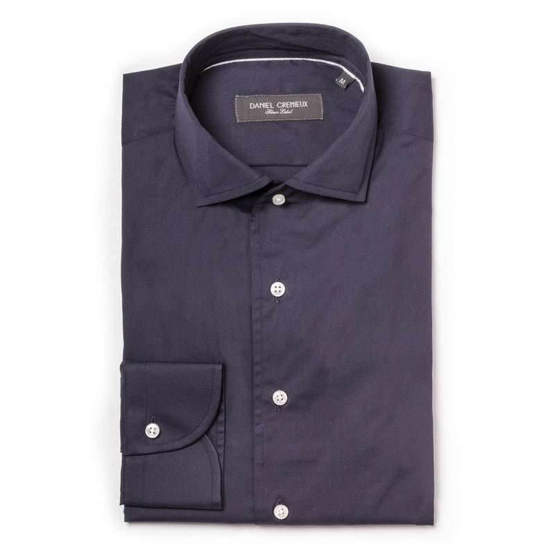 LAPO STRETCH POPLIN ONE PIECE SPREAD COLLAR