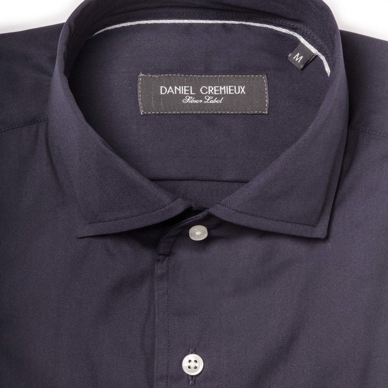 LAPO STRETCH POPLIN ONE PIECE SPREAD COLLAR