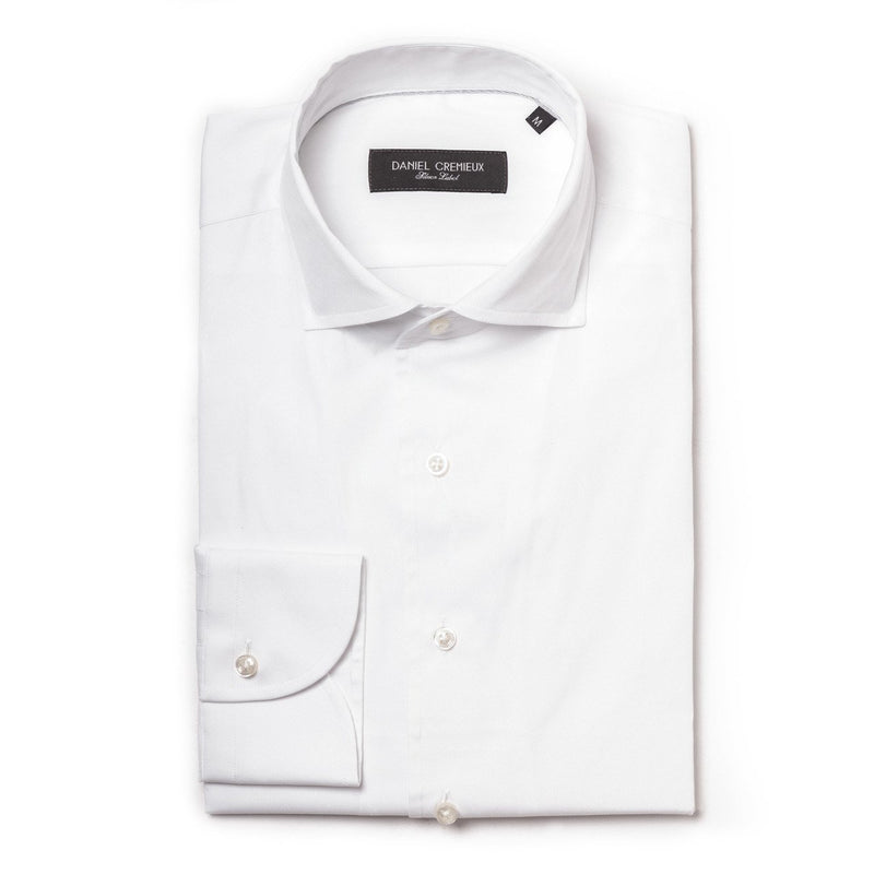 LAPO STRETCH POPLIN ONE PIECE SPREAD COLLAR