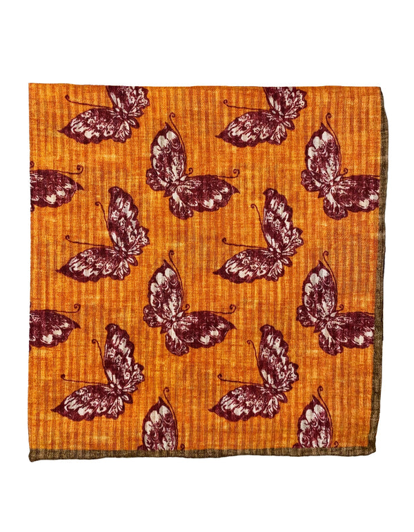 COTTON SILK SEERSUCKER POCKET SQUARE