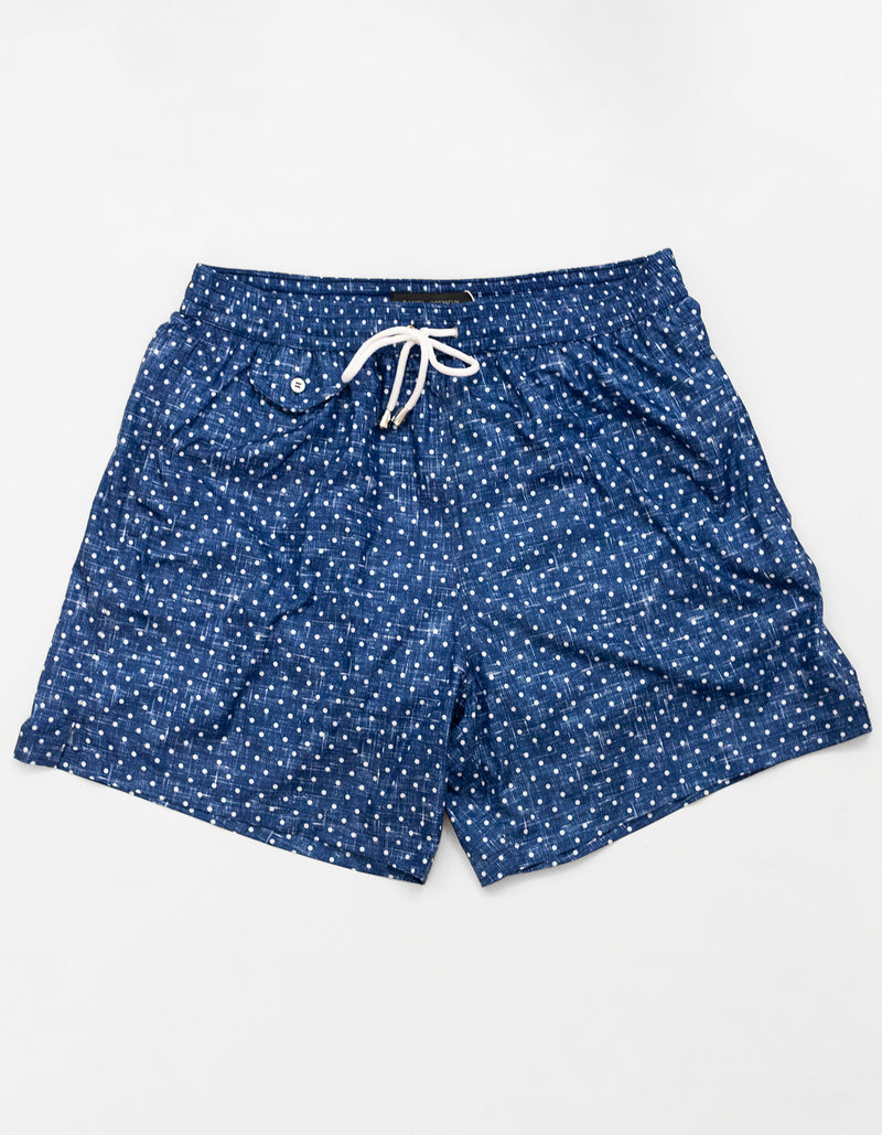 CREMIEUX MADE IN ITALY POLKA DOT SWIM SHORTS