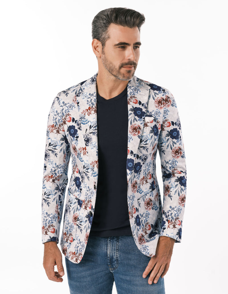 FLORAL PRINTED BLAZER