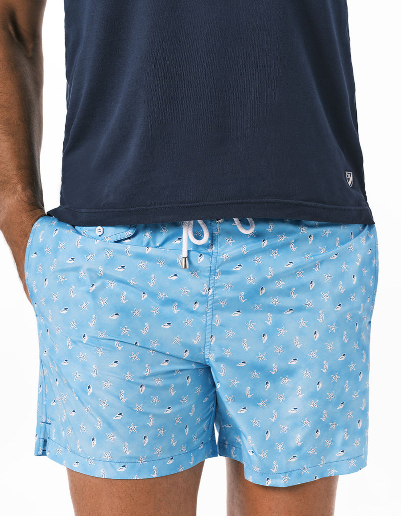 SEA LIFE PRINTED SWIM SHORTS