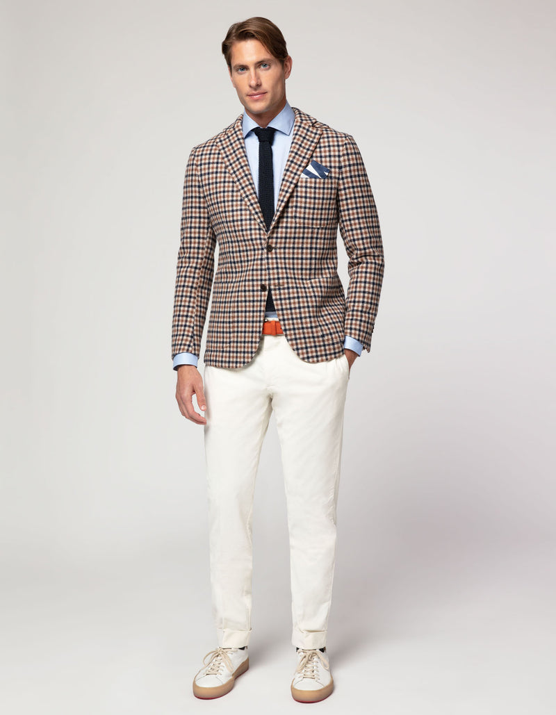 CREMIEUX FREETIME WOVEN WOOL BLAZER