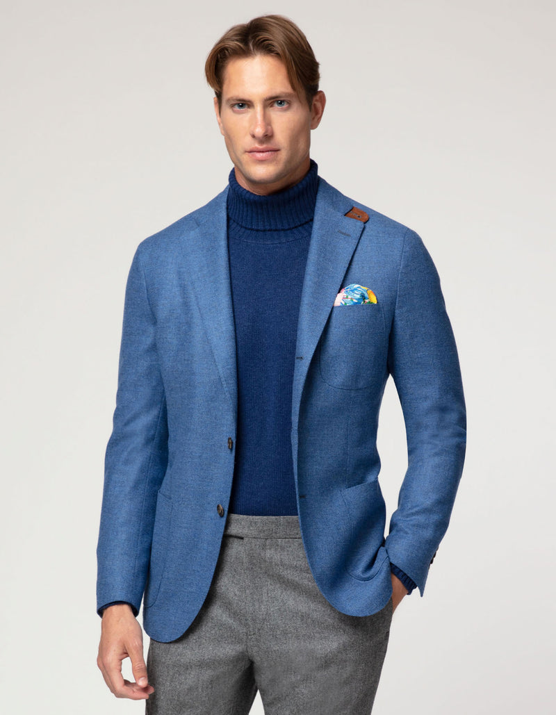 CREMIEUX FREETIME WOVEN WOOL BLAZER