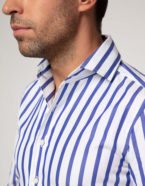 LUXURY POPLIN SPREAD COLLAR SHIRT