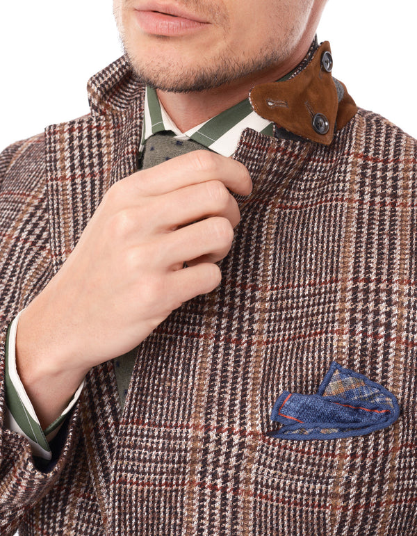 BABY ALPACA RUSSELL PLAID BLAZER