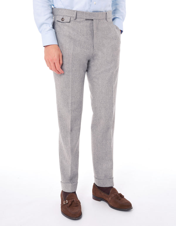 SOLID FLANNEL PLAIN FRONT PANT