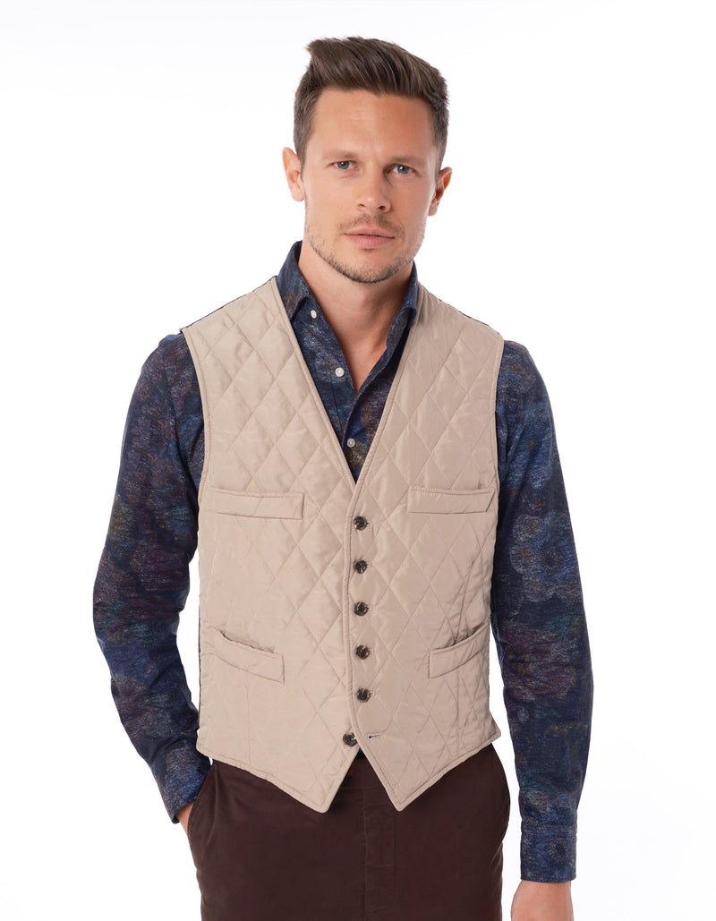 NYLON QUILTED WAISTCOAT