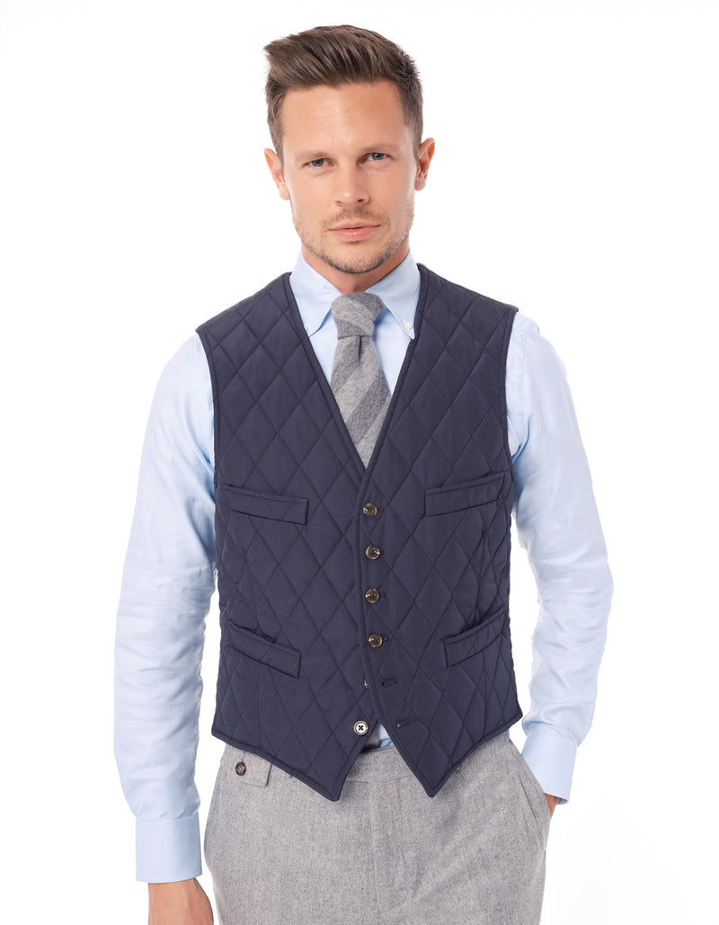 NYLON QUILTED WAISTCOAT