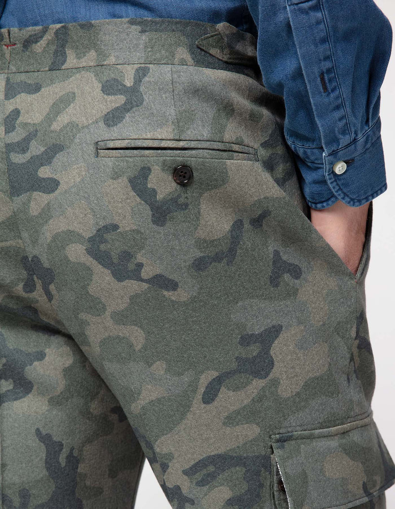 CREMIEUX CAMO TRAVEL CARGO JOGGER PANTS