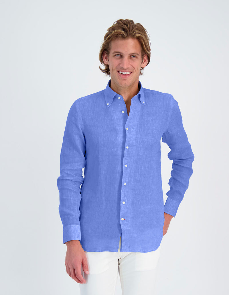 MONCEAU SOLID LINEN SHIRT