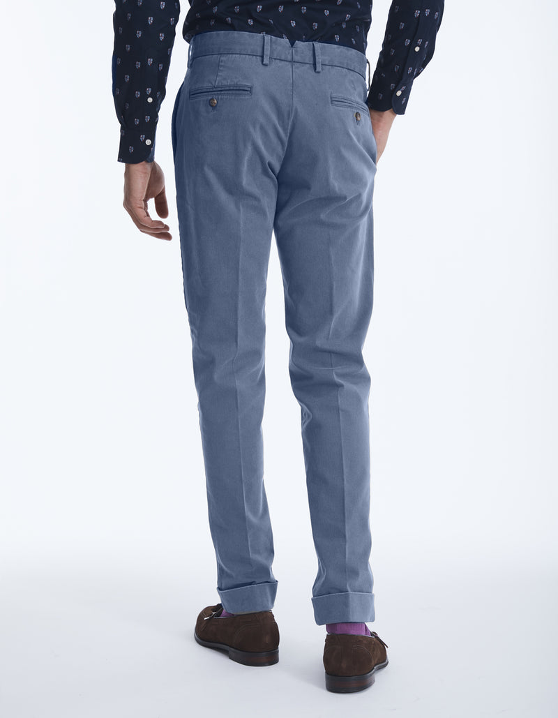 COTTON STRETCH BOAT CHINO