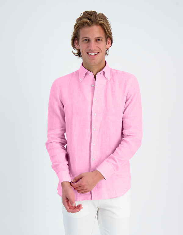 MONCEAU SOLID LINEN SHIRT