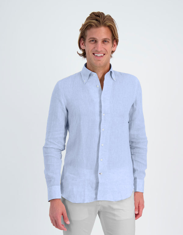 MONCEAU SOLID LINEN SHIRT