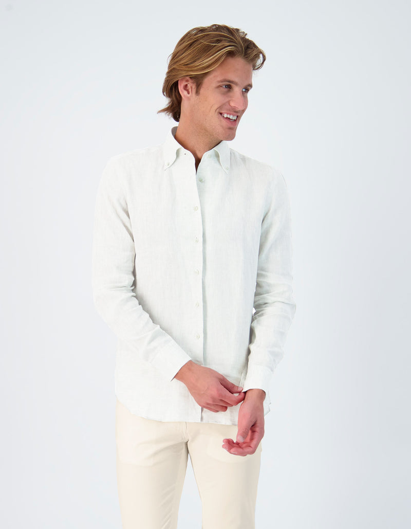 MONCEAU SOLID LINEN SHIRT